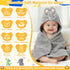 12 Set, Set, 2 2 8 Flasoo Pcs Baby Towel Soft Baby Bath Towels and Washcloths Pcs Hooded Baby Towel, Pcs Baby Burp