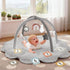 5-in-1 Thick & Plush Baby Play Gym, Baby Play Mats for Floor,
