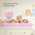 2 Pack 32x16 Inch Baby Changing Pad Covers, Super Soft Plush Dot Diaper Changing Table Covers Fit Changing Table Pad