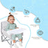 FUFVUTI 6 3 Portable Baby Chair with Removable Tray Folding Booster Seat for Toddlers Months to Years, Lightweight