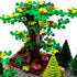 ZHX Garden Park Building Block Parts Botanical Scenery Accessories Plant Set, Compatible with All Major Brands (Without