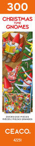 Ceaco - Holiday - Christmas Time Gnomes - 300 Piece Jigsaw Puzzle for Christmas