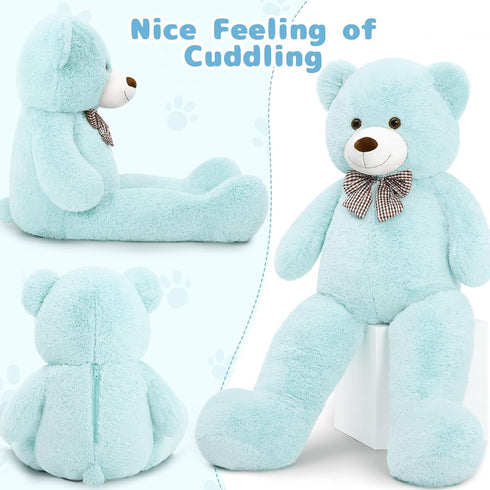 MaoGoLan 47 Inch Giant Anniversary Teddy Bear - Huge Oversized Stuffed Animal Gift for Girls, Girlfriend, Boys, Wife