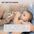 6M+ Pigeon Sippy Straw Conversion Kit for Babies | Soft Silicone Sipper, Weighted Straw & Cleaning Brush | Smooth