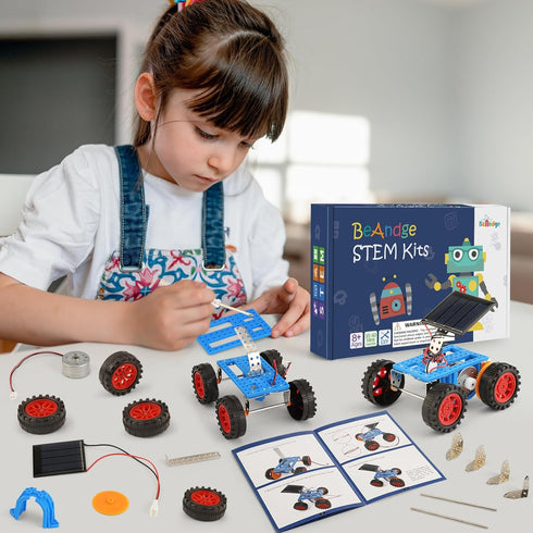 8 9 10 12 13 8-12 8-10 12-14, Bulk STEM Solar Robot Kits, STEM Building Toys for Year Old Boys Girls Crafts, Robotics