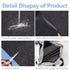 GRETJOB 71 Inches 55 Inches x Large Outdoor Playhouse Mat Outdoor Play Mat Non Slip Backing Playhouse Activity Pad Rug