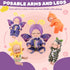 Hanaive 4 Pcs 4 Inch Mini Baby Dolls, Lifelike Realistic Tiny Babies Gifts for Kids Birthday