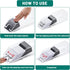 Honoson Blackjack Shoe and Discard Tray, Clear Acrylic Card Dispenser for Playing Cards Discard Holder