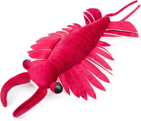 ZHONGXIN MADE 21" Realistic Cambrian Ancient Organism Anomalocaris Plush Toy - Lifelike Cambrian Creature Anomalocaris