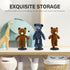 TOYANDONA 4pcs Doll Stand, Action Figure Stand Portable Teddy Bear Stand for Mini Dolls