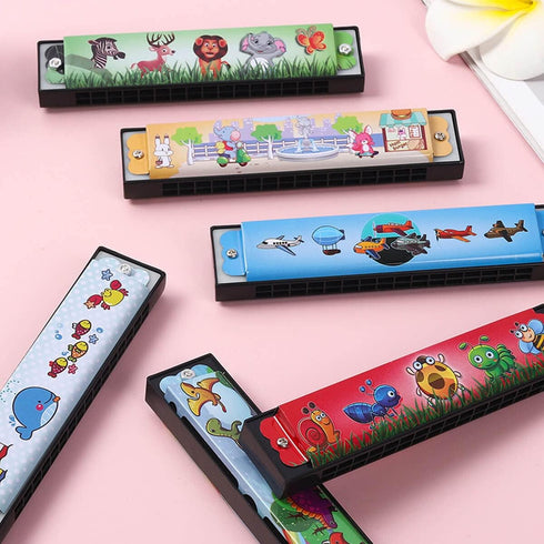Kids Harmonica Party Favors - 12Pcs Harmonicas for Kids Musical Instrument Gift for Birthday Party