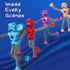 4 Pcs Telescopic Suction Cup Robot Toy - Cool Pop Tubes Sensory Toys for Toddlers, Educational Party Favors