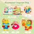 1-3 1 1 hahaland Busy Book for Toddlers - Montessori Toys for Year Old Boy Gifts, Sensory Toys, Dinosaur Soft Fabric