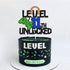 Level 11th Unlocked Cake Topper, Happy 11th Birthday Cake Decoration, Video Game Controller Theme Supplies