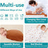 2 Pack 100% 32x32Inch, PHF Baby Hooded Towels, Muslin Cotton Baby Bath Towel with Hood for Newborn, Infant, Toddler