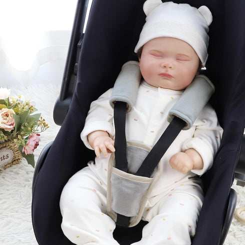 3 Car Seat Straps Pads for Baby Boys Pieces,Super Soft Car Seat Strap Covers Kids,Man Fai Sky Infant Carseat Shoulder