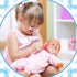 7 Set Seematn Pcs Baby Doll Bottles Accessories Disappearing Doll Feeding Milk and Juice Bottles with Toy Pacifier Baby