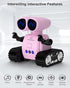Programming, 6-12 Robot Toys for Kids, Rechargeable Remote Control Robot Toys with Walkie Talkies, Gesture Sensing
