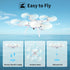 Cheerwing Syma X5SW-V3 WiFi FPV Drone with Camera, 2.4Ghz 4CH 6-Axis Gyro RC Quadcopter, White