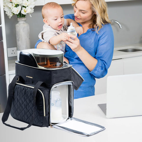 SFYBYHEART Carrying Case Compatible with Baby Brezza Formula Pro Advanced Formula Dispenser Machine Carrying Bag - Baby