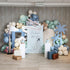 12 Inch Jobkoo Sage Green Dusty Blue Balloons, Retro Slate Light Blue Olive Green White Sand Beige Nude Eucalyptus