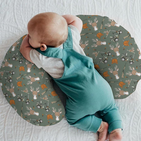Boys Kids Hunting Baby Nursing Pillow Covers for Boy Girl Camouflage Deer Hunting Nursing Pillowcase for Breastfeeding