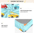 CZXW 52" 28" Cartoon Cars Colorful Crib Sheets Fitted x Natural Cotton Soft & Breathable for Baby Crib Mattress