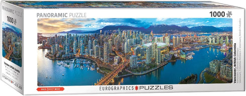 EuroGraphics Vancouver British Columbia 1000 Piece Game Puzzle