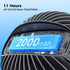 VETIFINAL 3-Speed Summer Portable Stroller Mini Fan - Flexible Personal Fan Clip on for Bed Sleep, Rechargeable Battery