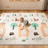 UANLAUO Baby Play Mat,79"x 71" Large Mat for Floor,Reversible Floor Mat,Foam Thick&Waterproof,Foldable