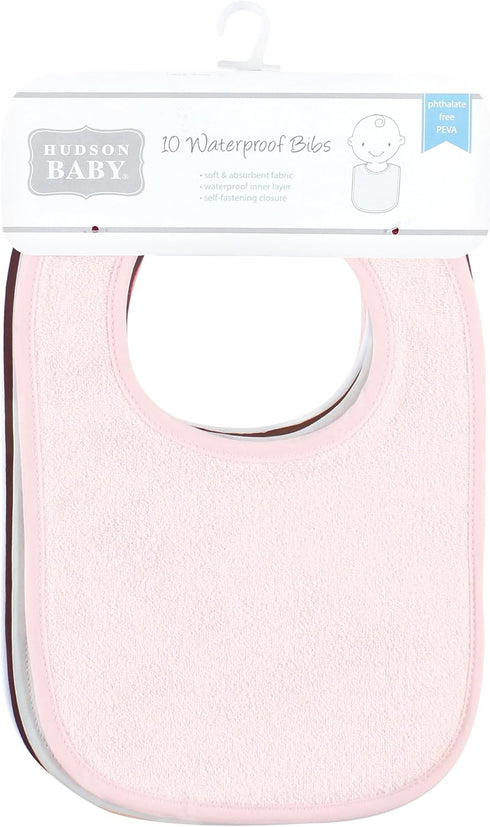Waterproof Unisex Baby Drooler Bib - Essential Feeding Accessory