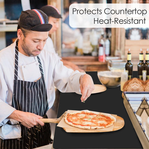 31.5x23.6 Counter, Extra Large Silicone Mat, Large Silicone Placemats for Kids, Heat Resistant Mat for Kitchen Non