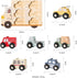 Set 1-3 1+ 1st Wooden Cars Vehicle for Toddlers Cars Toy for Toddlers Montessori Toys for Year Old Educational Birthday