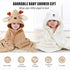 6 Set Essential(31.5 31.5 Inch) Yaiseiko PCS Baby Bath Towels Animal Hooded Baby Hooded Bath Towels Soft and Ultra