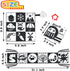 Newborn Toys Black and White, High Contrast Baby Toys for 0-3 Months, Soft Book and Crinkle Sensory Toys