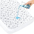 Crib Mattress Protector Waterproof, Quilted Crib Mattress Pad Cover 52" x 28"