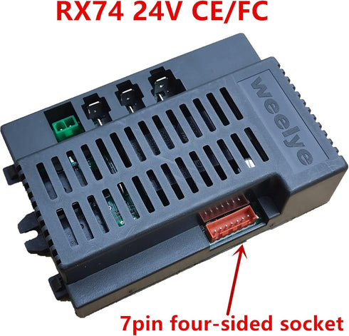 RX74 24V 2.4G RX30 24V Weelye CE FC Bluetooth Remote Control and Receiver Kit Controller Control Box Accessories
