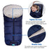 Yobee Universal Stroller Sleeping Bag, Toddler Size, Winter Outdoor Tour Waterproof Baby Bunting Bag, Center and Botton