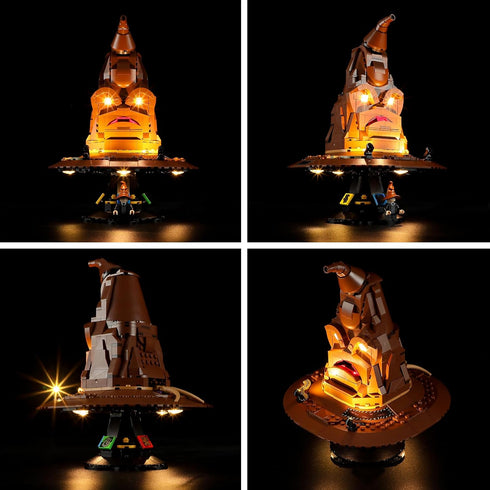 BRIKSMAX LED Lighting Kit for Lego-76429 Talking Sorting Hat, Compatible with Lego Harry Potter Set