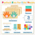 twivah 3-5, 3+ 3 4 5 6 Learning Toys Educational Toys with Number Flash Card for Year Old, Montessori Number Math