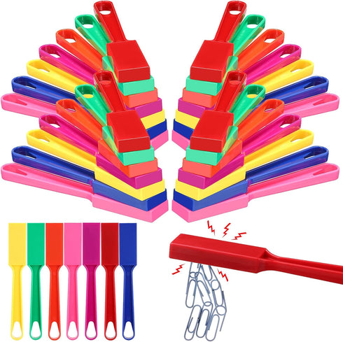 28 Pcs Magnetic Bingo Wand for Kids - Educational Learning 8 Inch Rainbow Magnet Wand with Magnet Bar for Preschool
