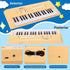 ZuzuBlooploo 37 3 4 5 6 Kids Piano Keyboard, Keys Portable Music Keyboard Early Learning Educational Electronic Music