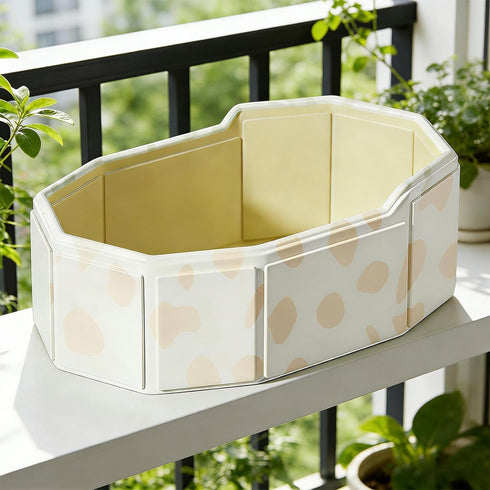 Generic Shower,75x45cm Kid Bathtub for Portable Space-Saving - Foldable Bath Tub with Drainage - for Boys Girls Pets