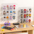 YUNEASELF 3 Acrylic Display Case - Layer Clear Display Case for Funko Pop Action Figures - Wall Mounted or Desktop