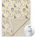 CREVENT Cozy Soft and Warm Mink Baby Blanket, Gift Packing with Ribbon
