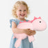 BESTVIVE 3.5lbs 24 Inch,Pink Weighted Dinosaur Plush Soft Stuffed Dino Weighted Plush Animal Dinosaur Throws Pillows