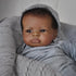 20 Inch 3 WOOROY Realistic Reborn Baby Dolls Black Boy, African American Newborn Boy Doll, Lifelike Weighted Soft Body