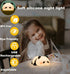Dimmable HAPPYBAG Panda Gifts, Cute Rechargeable Panda Lamp for Kids Room, Silicone Touch Night Light for Baby Nursery