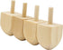 The Dreidel Company DIY Hanukkah Wood Dreidels, 1.5" Unfinished Natural Wooden Dreidels (10-Pack)