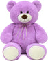 36 Inch Big Teddy Bear Cute Giant Stuffed Animal Plush Bear for Kids and Girlfriend in Purple